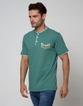 Nevada Short Sleeve Polo Shirt Jersey Collar With Print
