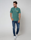Nevada Short Sleeve Polo Shirt Jersey Collar With Print