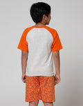Little M Top Bottom Set Raglan Animal Celana