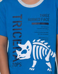 Little M Top Bottom Set Reg Dino Skeleton