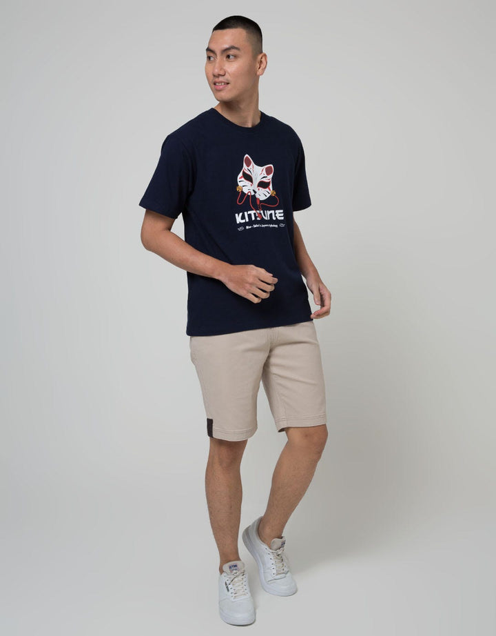 T Zone Short Sleeve Tshirt Print Japan Story-Kitsune