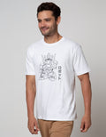 T Zone Short Sleeve T-Shirt Print Japan Story Robot