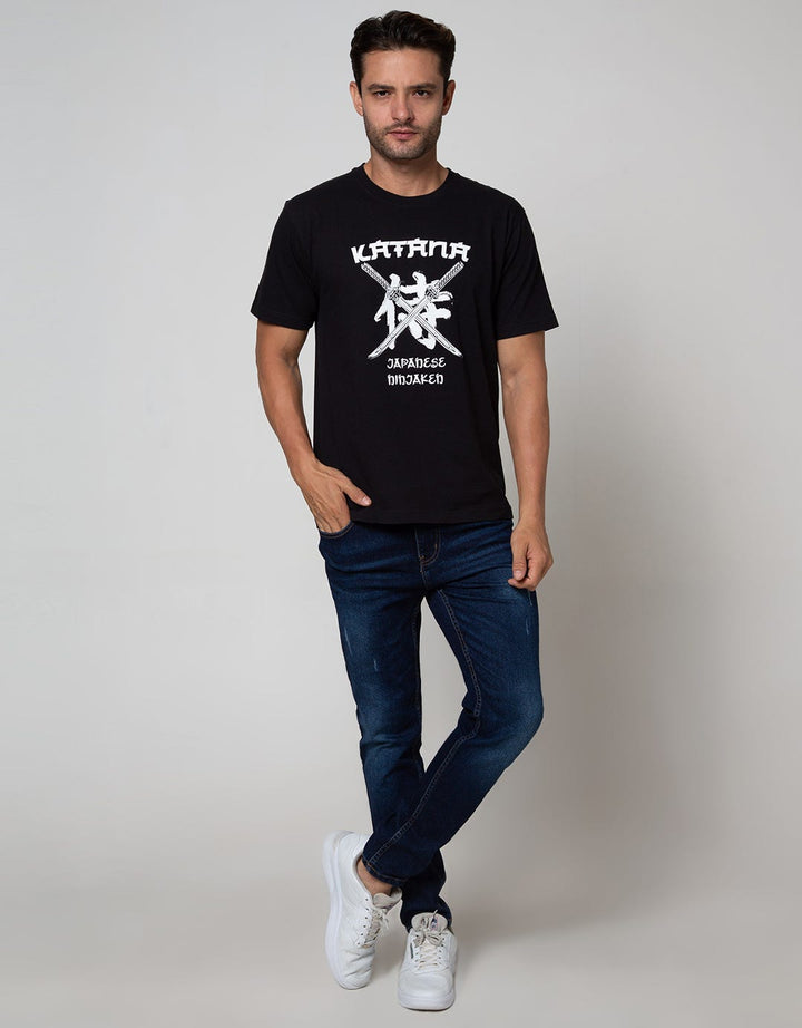 T Zone Short Sleeve T-Shirt Print Japan Story Japanese Ninjaken