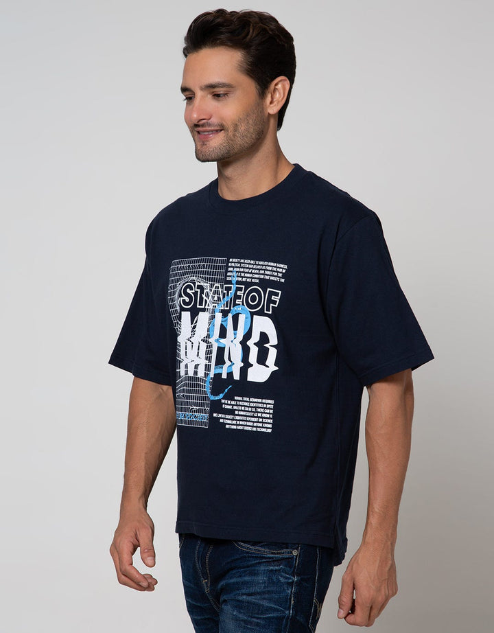 T Zone Short Sleeve T-Shirt Oversize Print Theme Illusive Filter