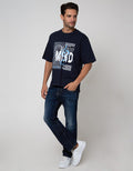 T Zone Short Sleeve T-Shirt Oversize Print Theme Illusive Filter