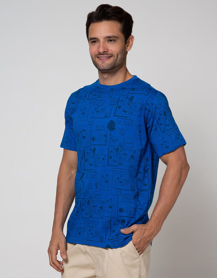 T Zone Short Sleeve T-Shirt Print Indonesia Banget Coll Games Comic