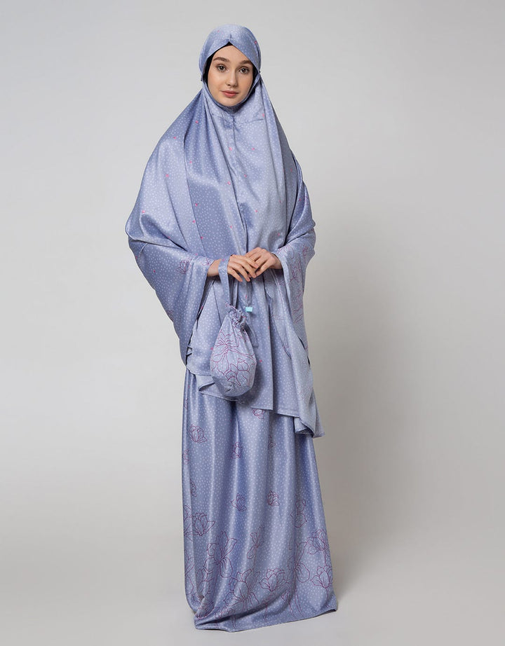 Annisa Mukena Flowery Prayer Set With Small Bag