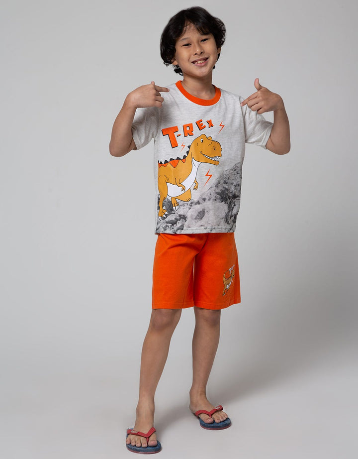 Little M Top-Bottom Set Reg Dino