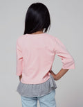 Little M Long Sleeve T-Shirt Ruffle Bear Love