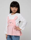 Little M Long Sleeve T-Shirt Bunny Kuping Aplikasi