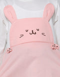 Little M Long Sleeve T-Shirt Bunny Kuping Aplikasi