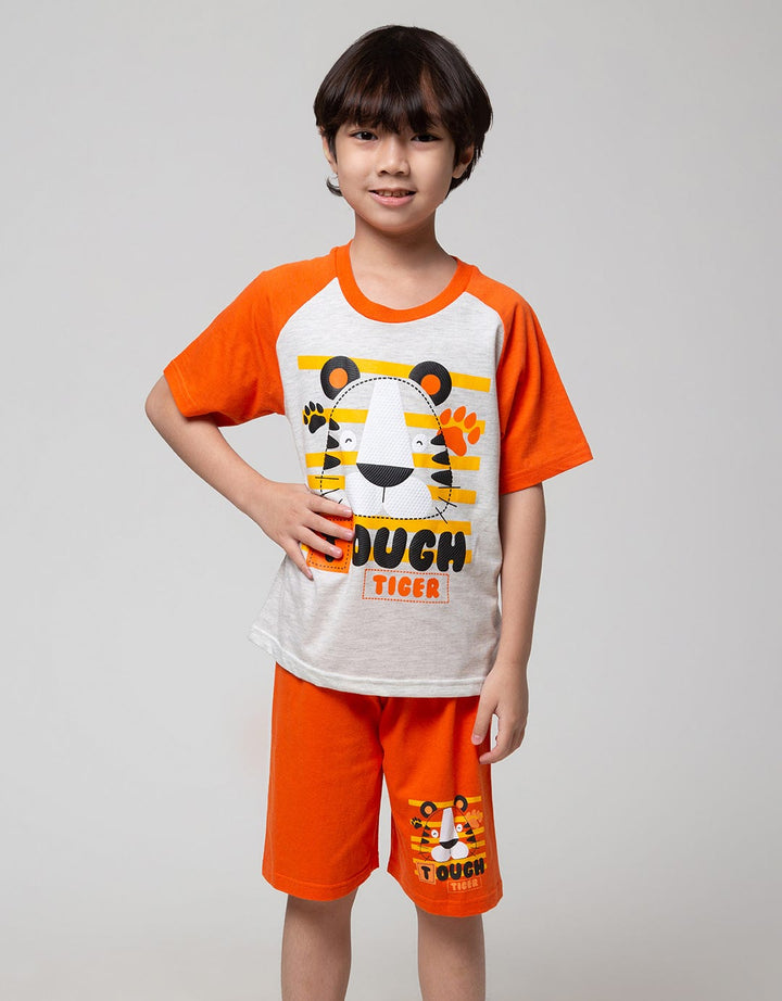 Little M Top Bottom Set Raglan Animal