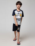 Little M Top Bottom Set Raglan Animal