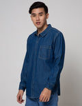 Nevada Long Sleeve Shirt Denim