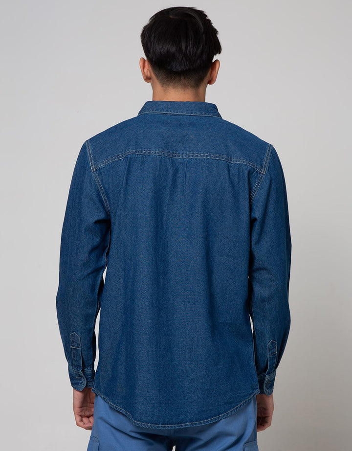 Nevada Long Sleeve Shirt Denim