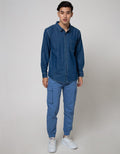 Nevada Long Sleeve Shirt Denim