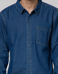 Nevada Long Sleeve Shirt Denim