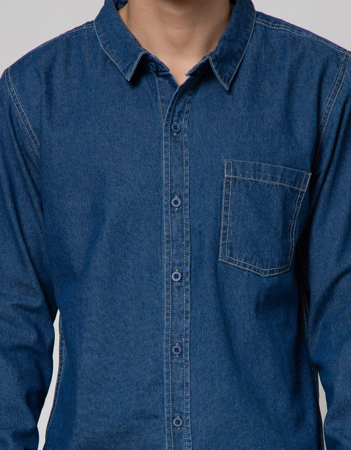 Nevada Long Sleeve Shirt Denim