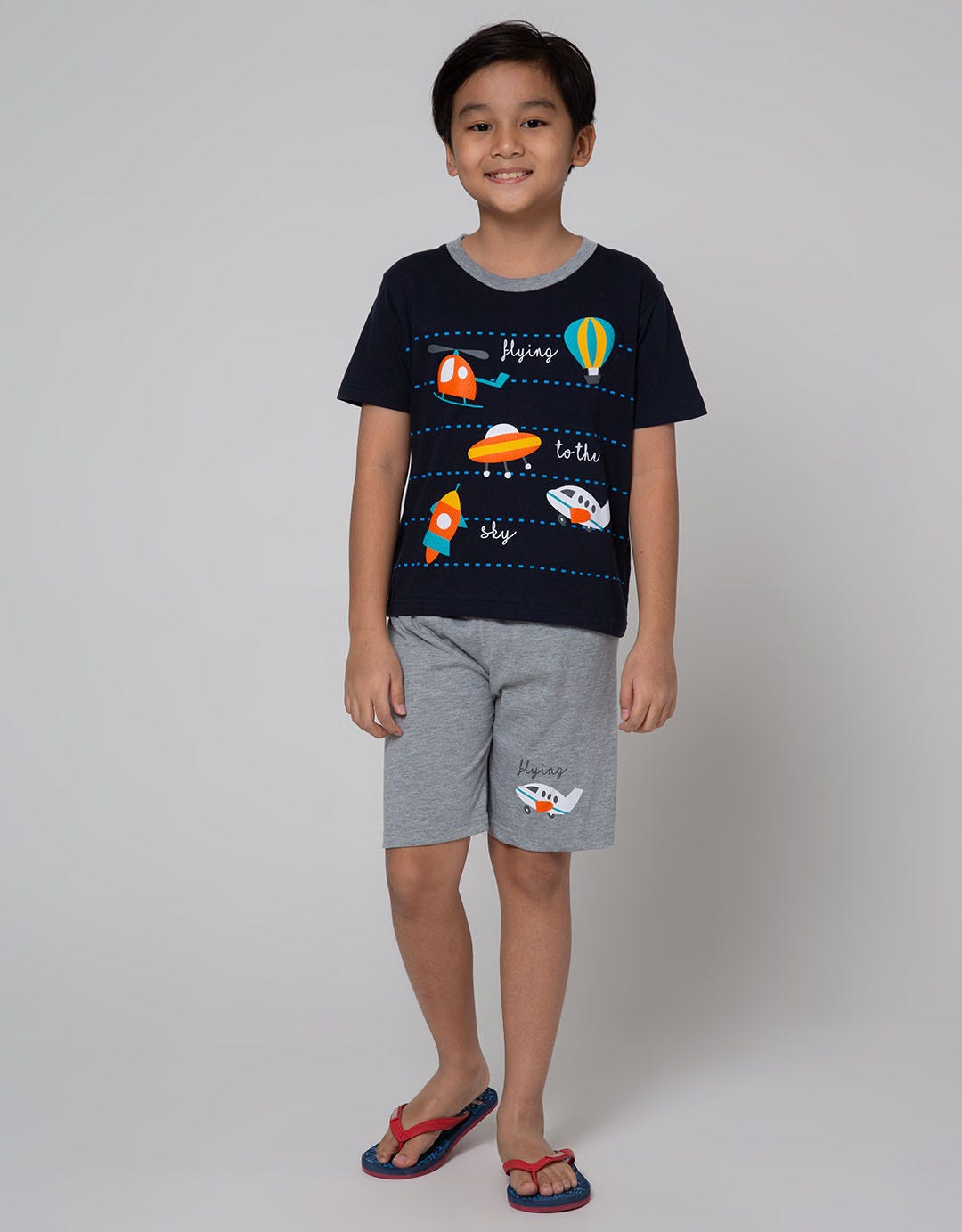 Little M Top Bottom Set T-Shirt Flying To The Sky