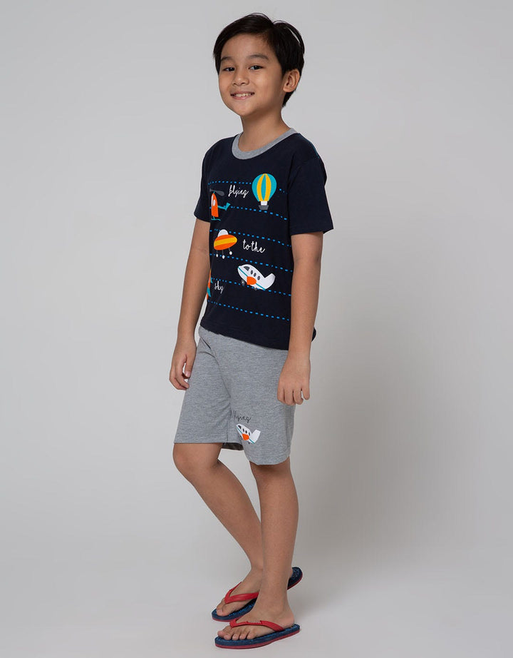 Little M Top Bottom Set T-Shirt Flying To The Sky