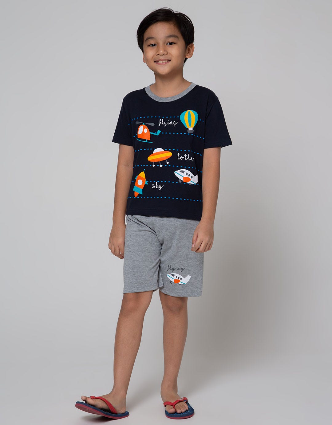 Little M Top Bottom Set T-Shirt Flying To The Sky