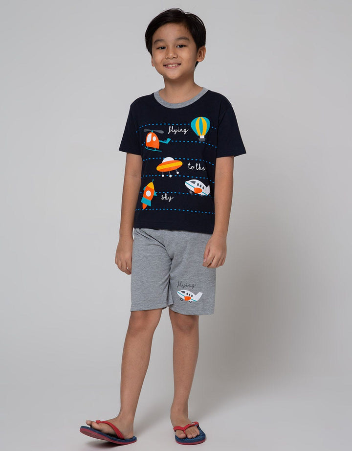 Little M Top Bottom Set T-Shirt Flying To The Sky