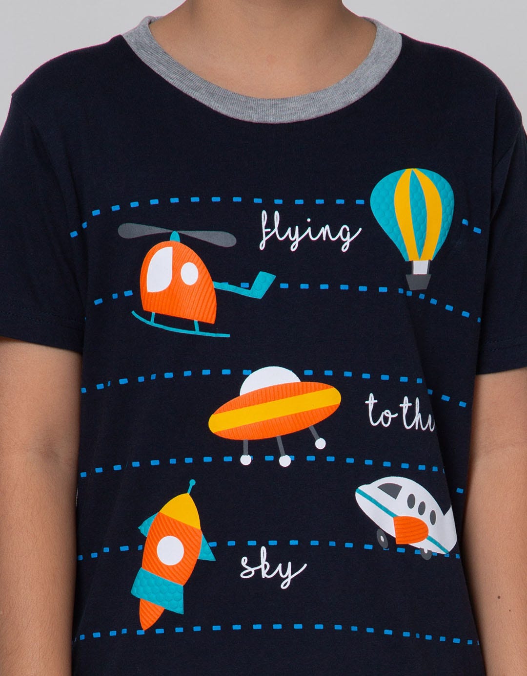 Little M Top Bottom Set T-Shirt Flying To The Sky