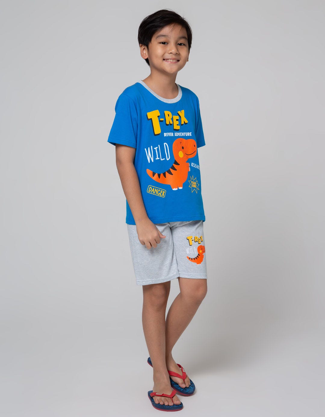 Little M Top Bottom Set T-Shirt Dino