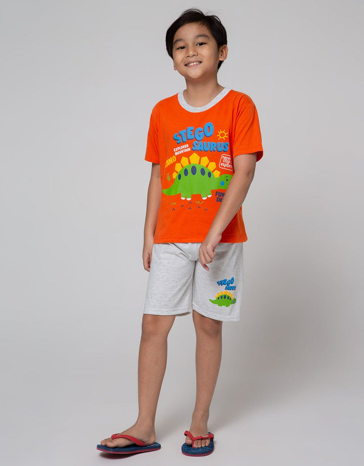 Little M Top Bottom Set T-Shirt Dino
