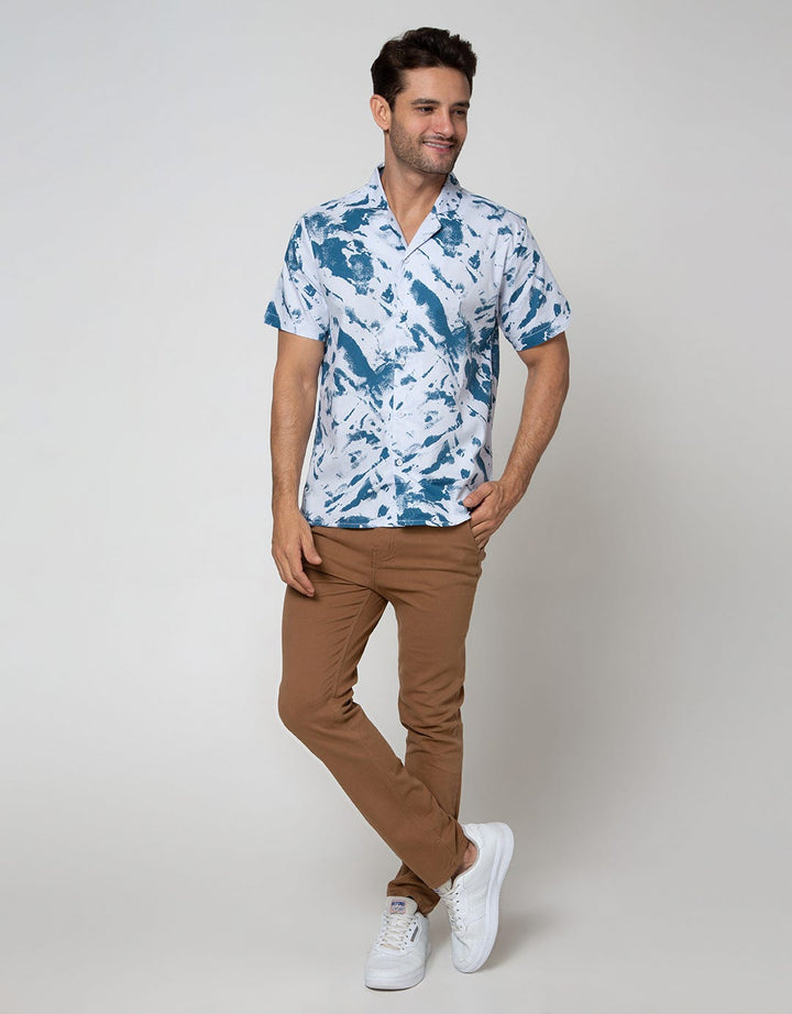 Nevada Short Sleeve Shirt Print Brilliant