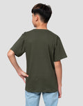 Nevada Cool Wording Brave Mode On Kaos Anak Laki-laki
