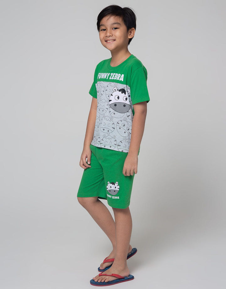 Little M Top Bottom Set T-Shirt Cut N Sewn Animal