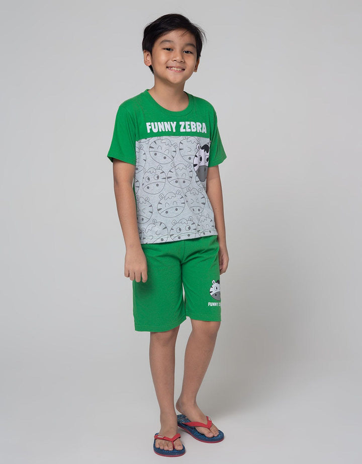 Little M Top Bottom Set T-Shirt Cut N Sewn Animal