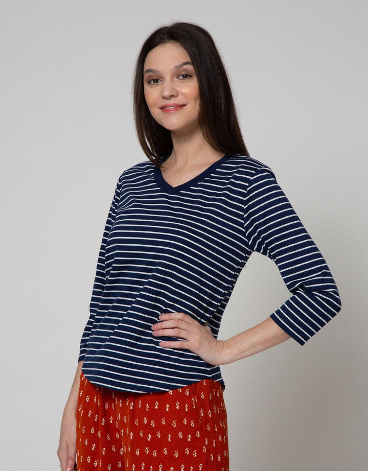 Connexion Long Sleeve T-Shirt Stripes