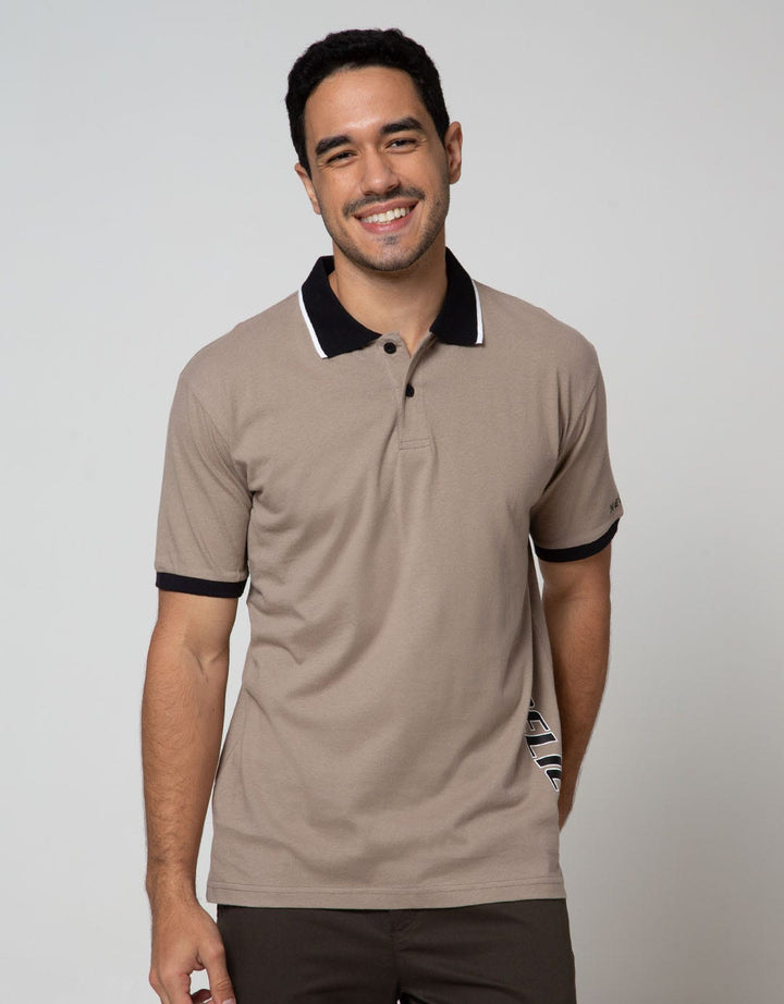Nevada Short Sleeve Polo Shirt Print Believe