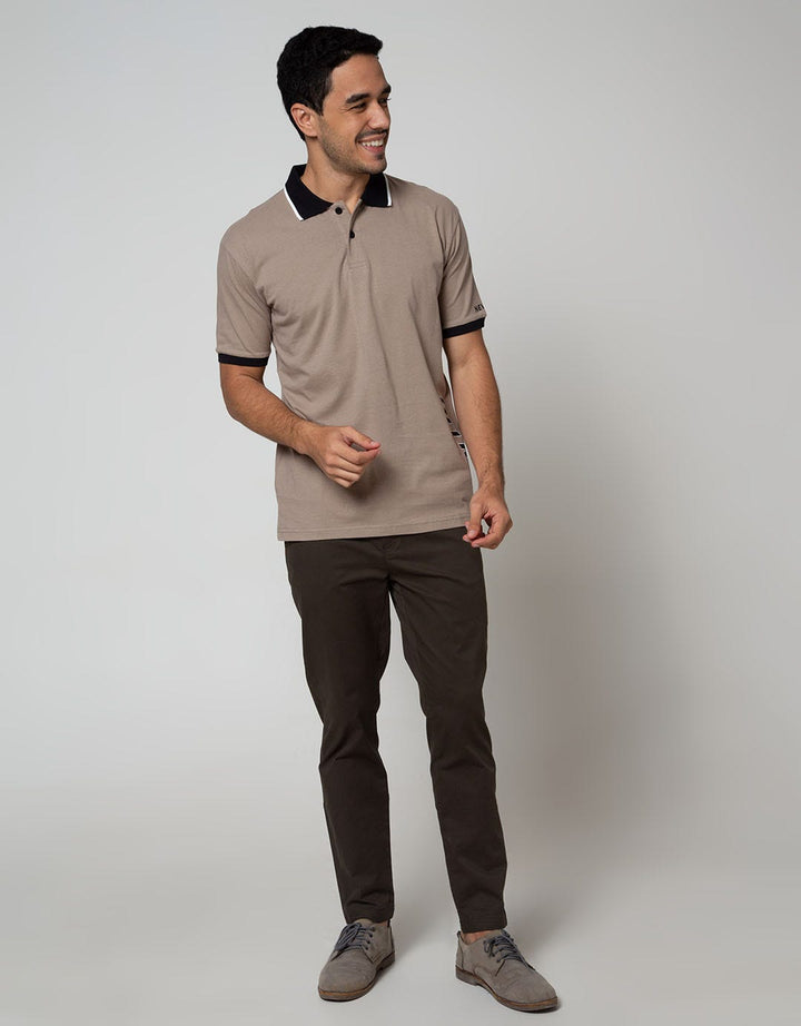 Nevada Short Sleeve Polo Shirt Print Believe