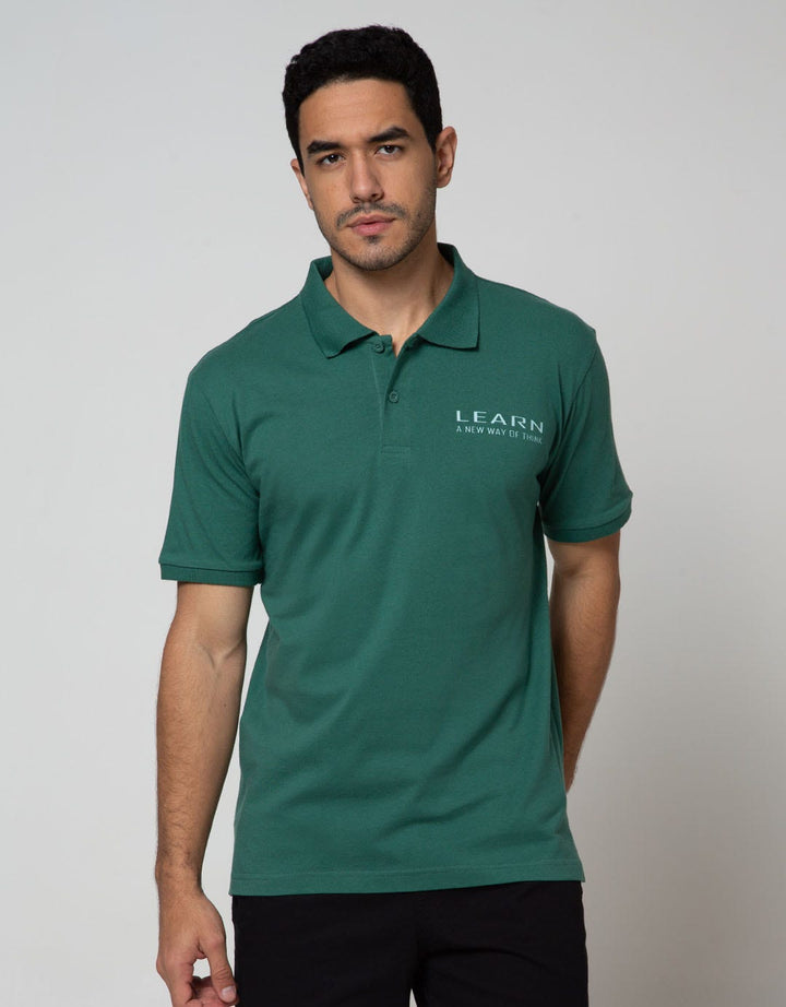 Nevada Short Sleeve Polo Shirt Jersey Print Learn