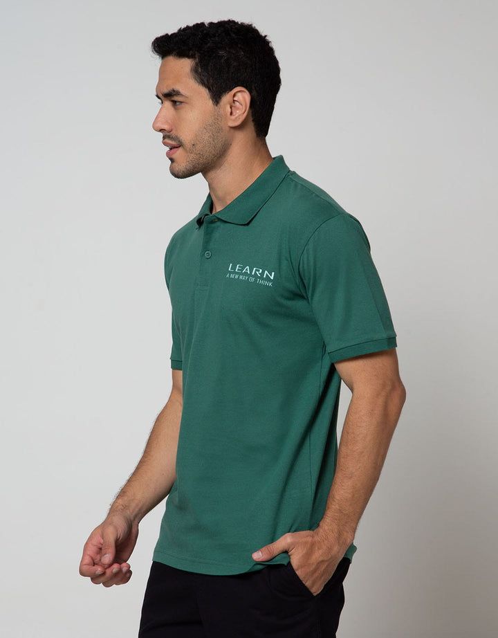 Nevada Short Sleeve Polo Shirt Jersey Print Learn