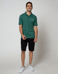 Nevada Short Sleeve Polo Shirt Jersey Print Learn