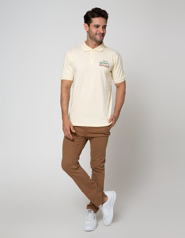 Nevada Short Sleeve Polo Shirt Jersey Print