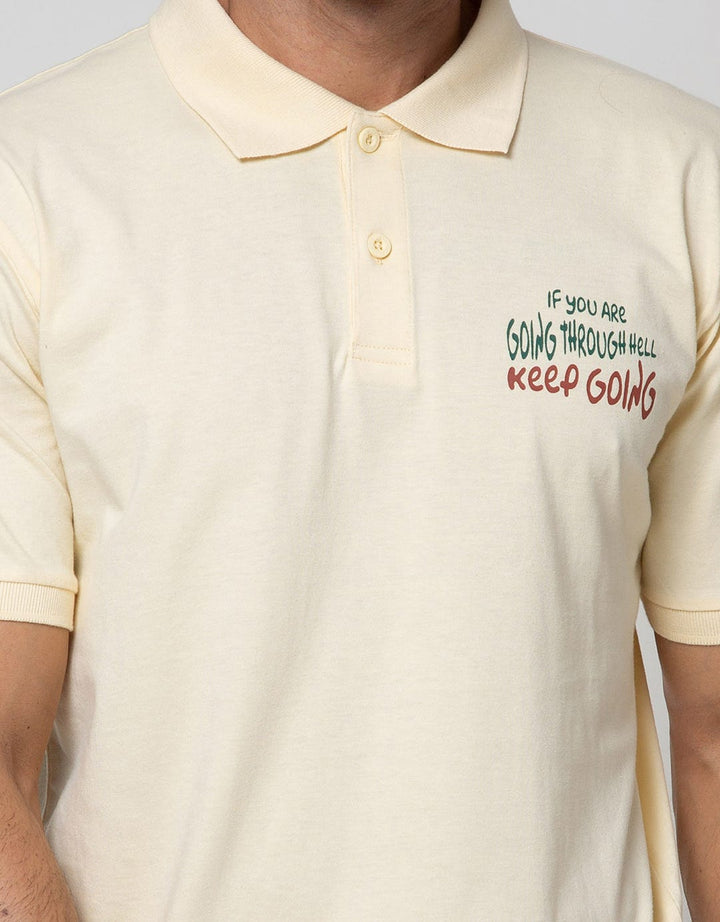 Nevada Short Sleeve Polo Shirt Jersey Print