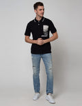 Nevada Short Sleeve Polo Shirt Jersey Print