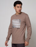Nevada Long Sleeve T-Shirt Print Stripes