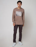 Nevada Long Sleeve T-Shirt Print Stripes