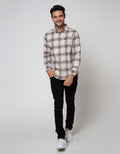 Nevada Long Sleeve Shirt Checked Flannel