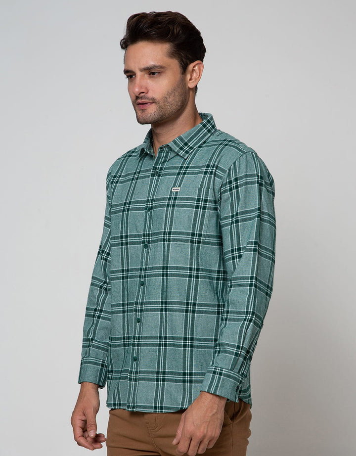 Nevada Long Sleeve Shirt Checked Flannel