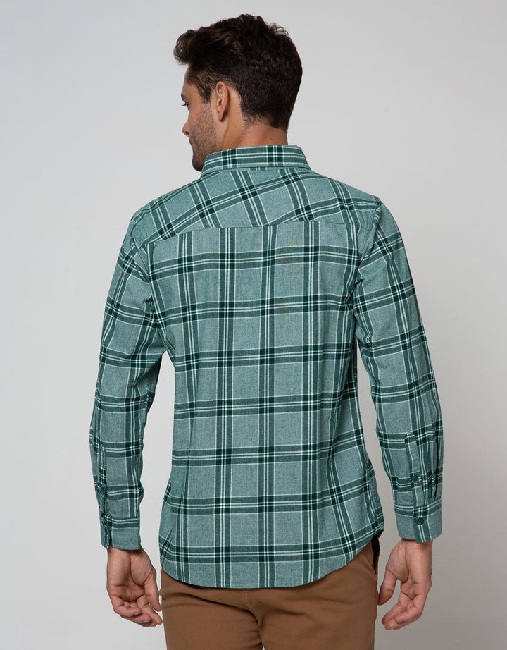 Nevada Long Sleeve Shirt Checked Flannel
