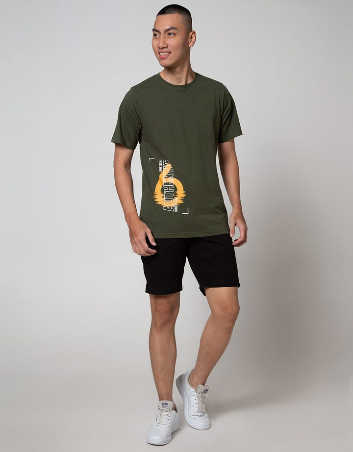 T Zone Short Sleeve T-Shirt Print Theme Number Authentic