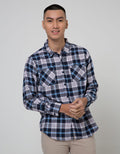 Nevada Long Sleeve Shirt Checked Flannel