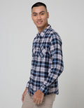 Nevada Long Sleeve Shirt Checked Flannel